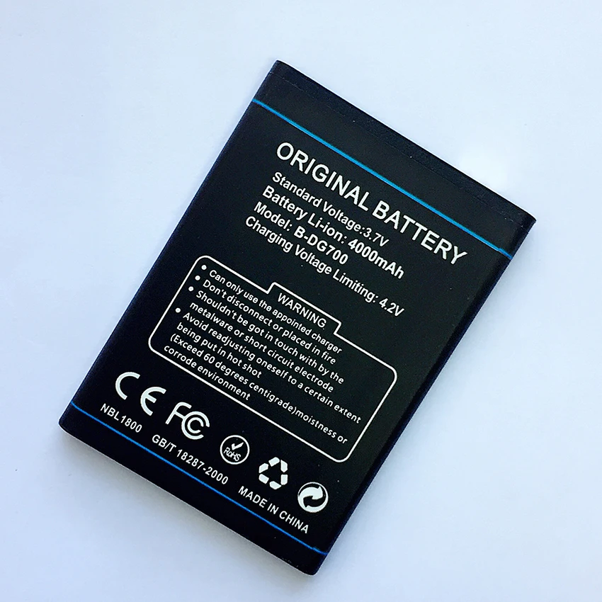 Новый B DG700 батареи Для Doogee TITANS2 4000mAh Мобильный телефон Замена высокое качество
