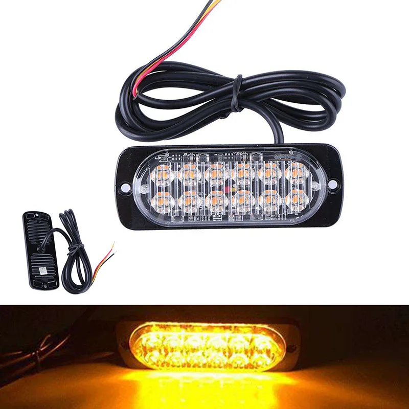 Ультра тонкий автомобильный светильник s в сборе 36 Вт светодиодный полицейский 12
