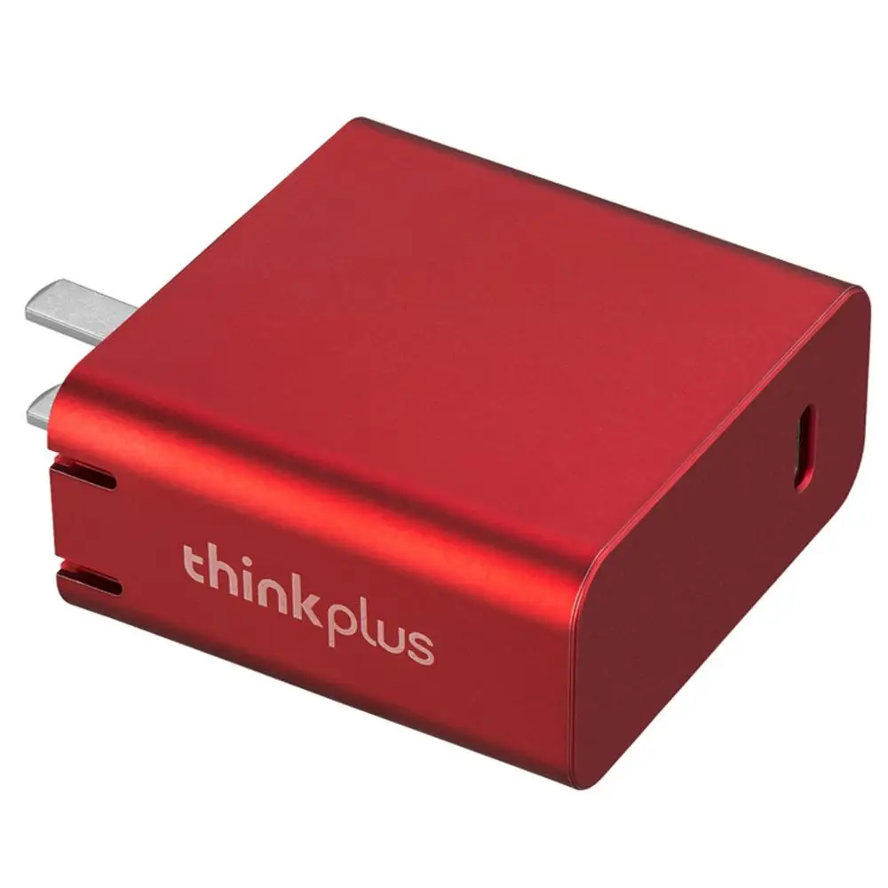 Bright RED 45W Usb-C губная помада портативный ноутбук с адаптером питания зарядное устройство Шнур питания X1 X280 T480S 65W X390/T490 для lenovo Thinkplus - Цвет: Bright RED 45W