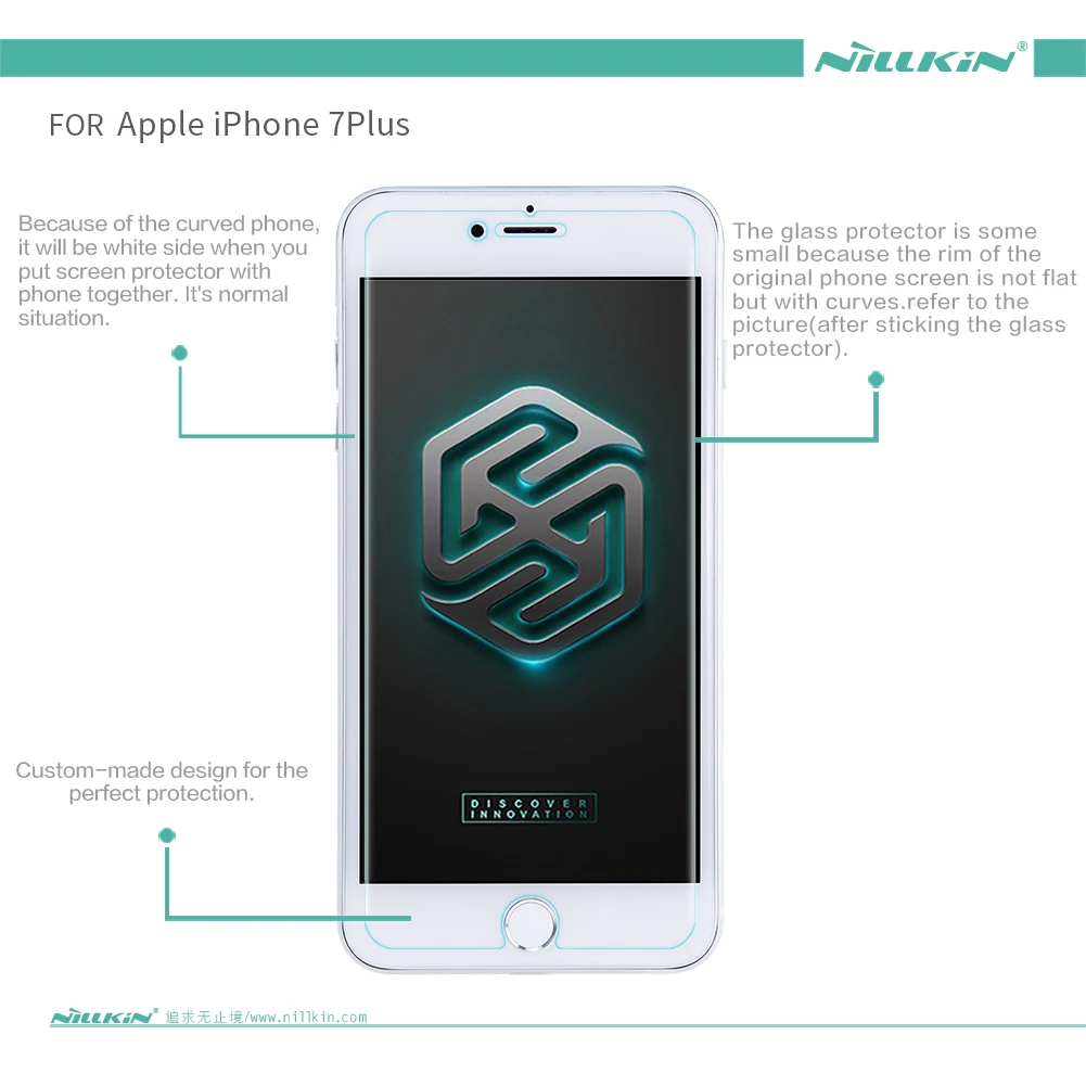 Nillkin Защитная пленка для iPhone 8/8 Plus/iPhone 7/7 Plus Amazing H+ Pro 0,2 мм взрывозащищенное Закаленное стекло