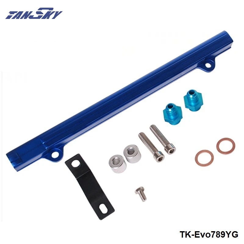Для Mitsubishi 4G63 EVO7/8/9 Top топливный инжектор топливной направляющей Turbo Kit голубая