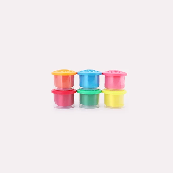 Color Clay 6PCS Машина для мороженого, глиняная форма, лапша, набор инструментов, креативный 3D грязевой ручной работы, Нетоксичная глина, ролевые игры, свинья, мультфильм, тесто, игрушки - Цвет: Color Clay 6PCS