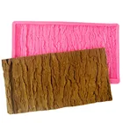 DIY древесной коры линии текстуры для маленьких девочек с кружевами и полосками, силиконовая форма для выпечки тортов с помадной начинкой декоративная форма Кухня инструменты для украшения выпечки, торта FM1126