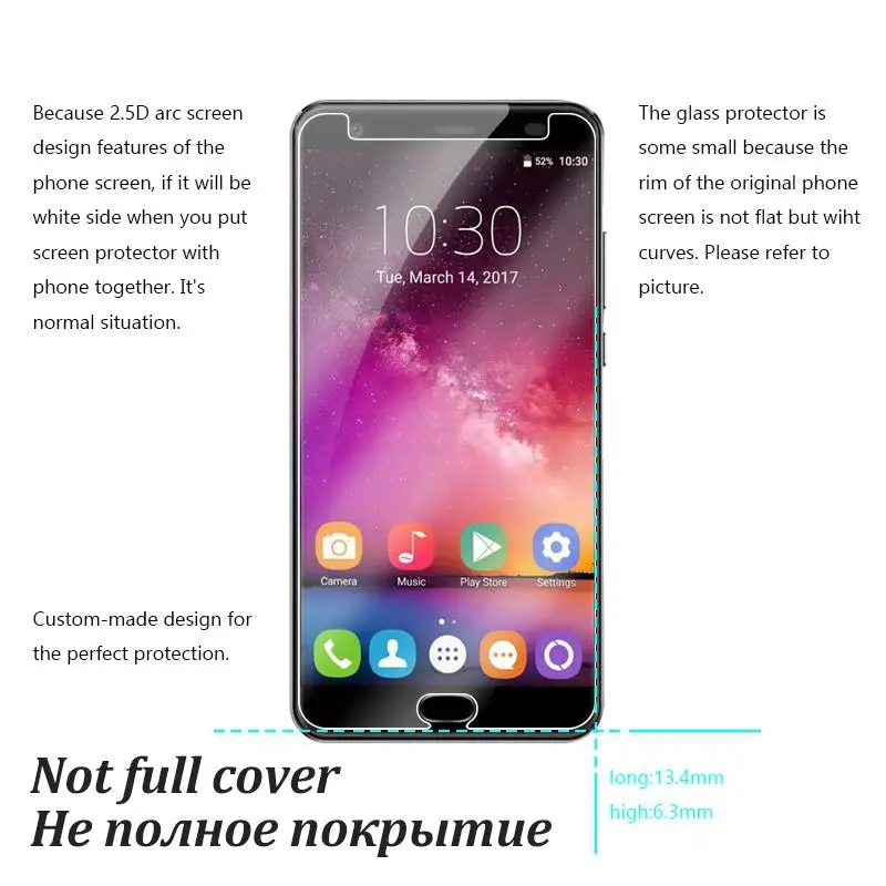 Для oukitel c8 стекло для k10000 k3 U20 plus pro k6000 Закаленное Защитная пленка экрана|Защитные