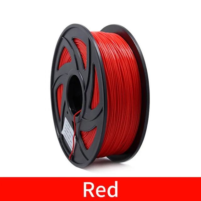 Red 3d принтер 1 кг 1,75 мм Pla нити печатные материалы красочные для 3d принтер Экструдер ручка Радуга пластиковые аксессуары красный серый - Цвет: Red