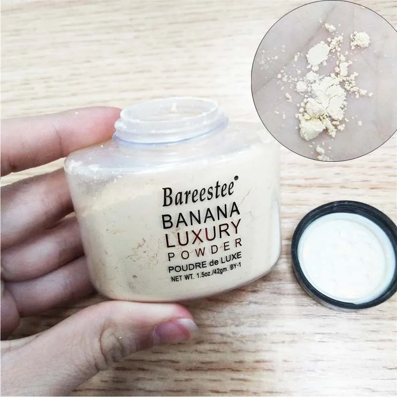 Профессиональная пудра для лица аутентичный роскошный банановый порошок с