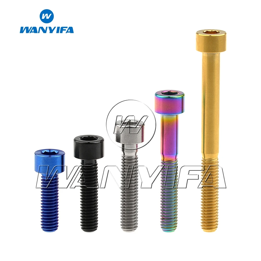 Wanifa головка колонны Винт С Титановым болтом M5x9 15 16 18 20 25 30 35 40 45 50 55 60 мм для