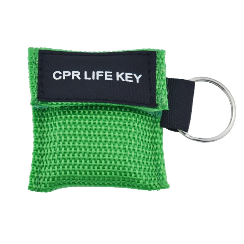 10 шт./лот CPR маски лицевые щитки рот в рот дыхательная маска CPR тренировочная Aed утопающая спасательная маска CPR спасатели первой помощи
