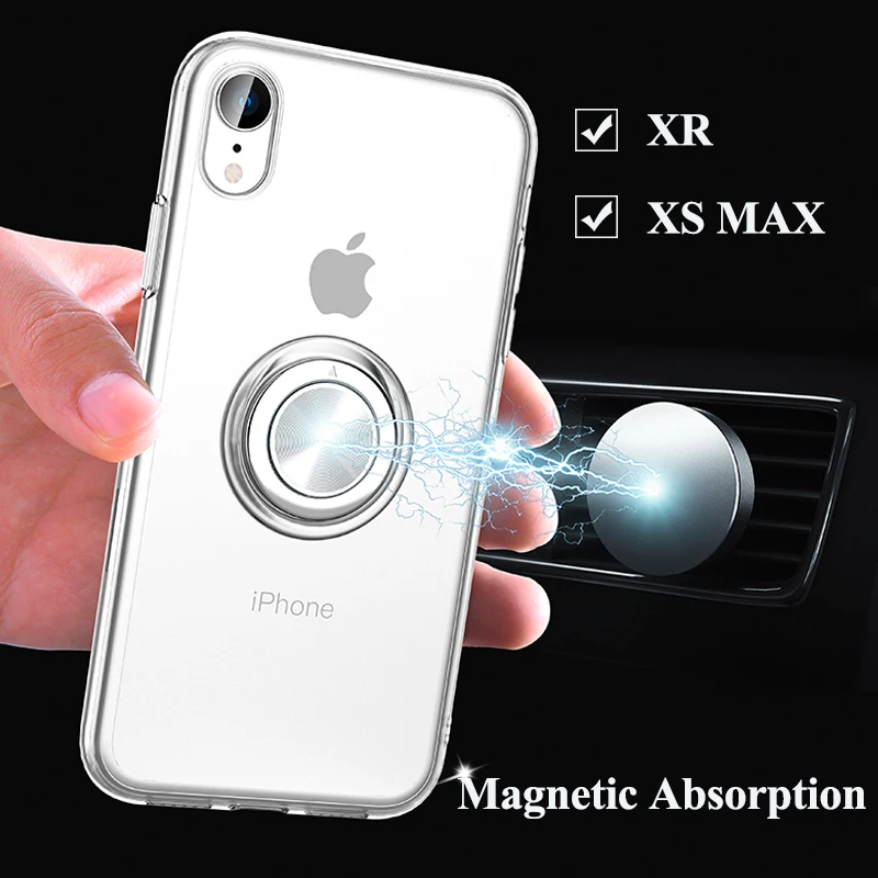 Xs max XR чехол для Apple iPhone Xmax Магнитная подставка с кольцом lPhone Xsmax X S R SX Mas RX Защитная