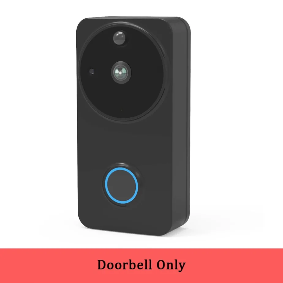 DoorbellOnly CTVMAN Wifi видео дверной звонок 1080P облачный умный дверной звонок батарея 24 в беспроводной домофон для личного дома видео вызов безопасности - Цвет: DoorbellOnly