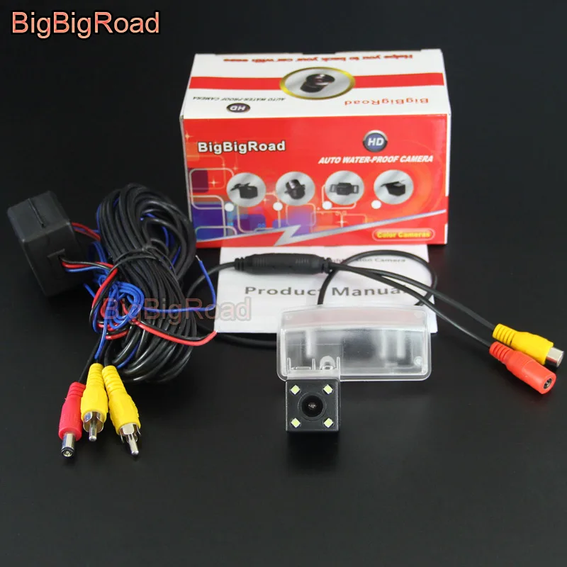 Power Relay Camera BigBigRoad для автомобиля Zotye T600 интеллектуальная динамическая траектория треков задний сверхчувствительный элемент просмотра на микрочипах камера ночного видения Водонепроницаемая парковочная камера - Название цвета: Power Relay Camera