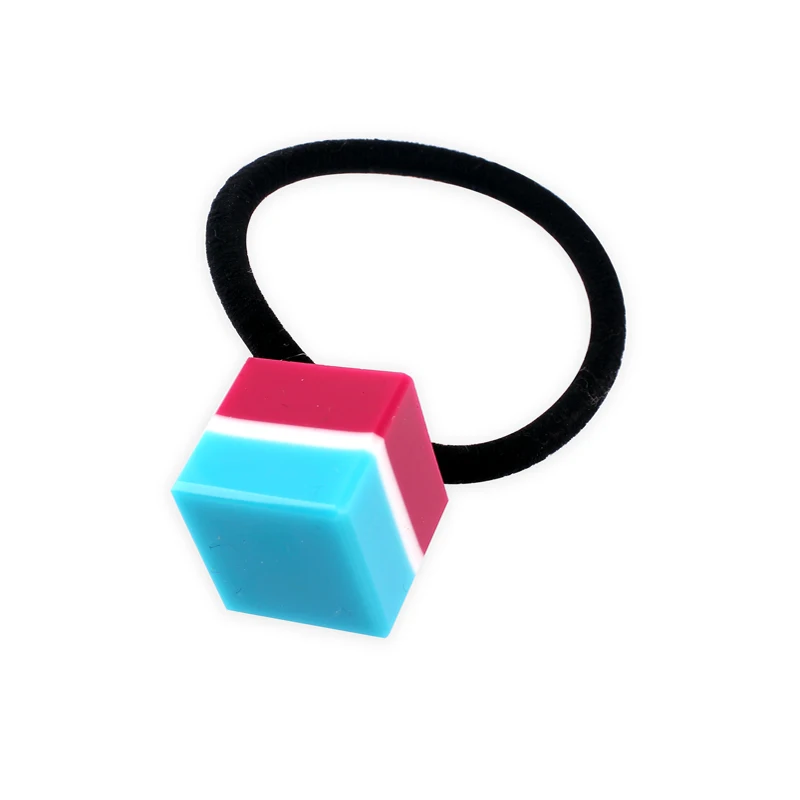 Волосы круг/площади кубики льда кольцо волос веревки украшения/волос и