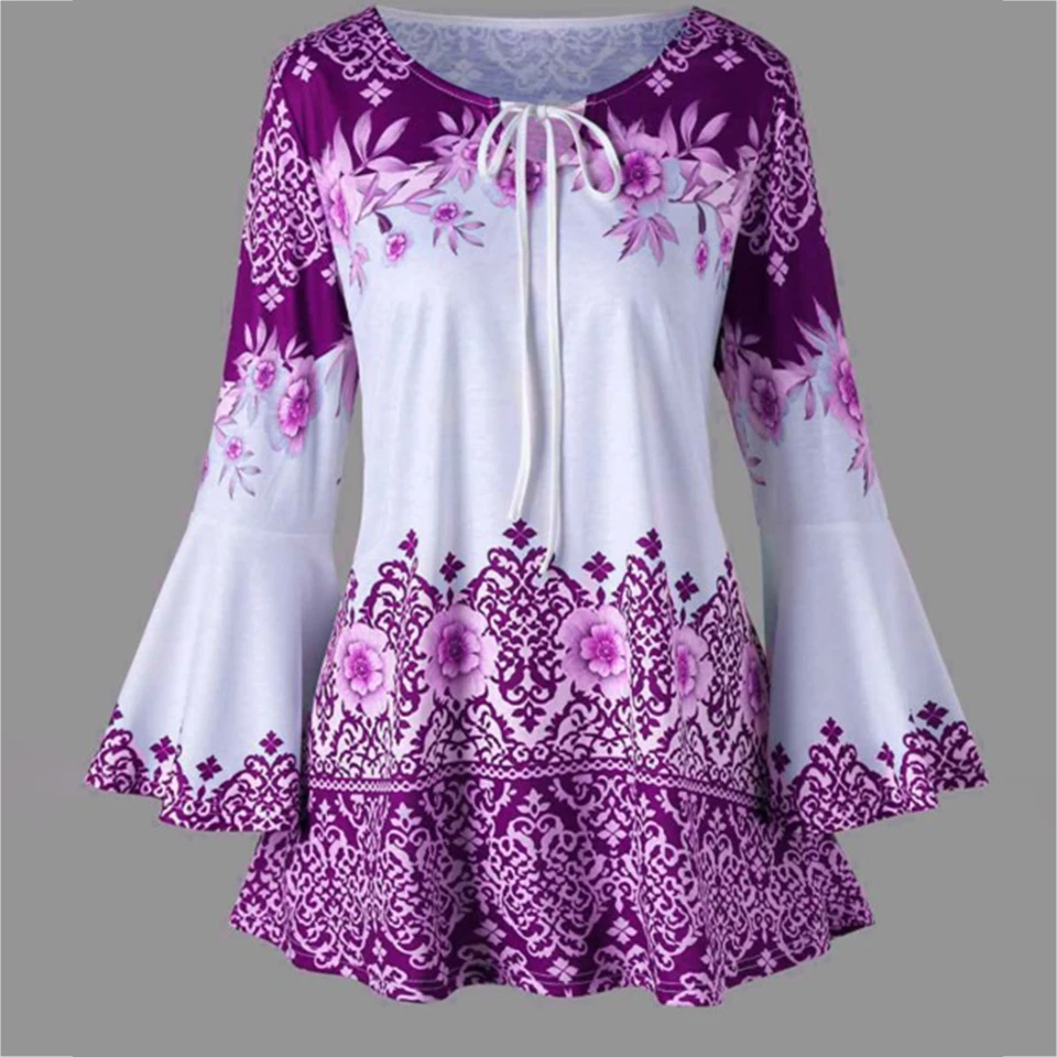 Ретро-футболка с винтажным принтом Vetement Femme 2021 Harajuku топ длинными рукавами размера