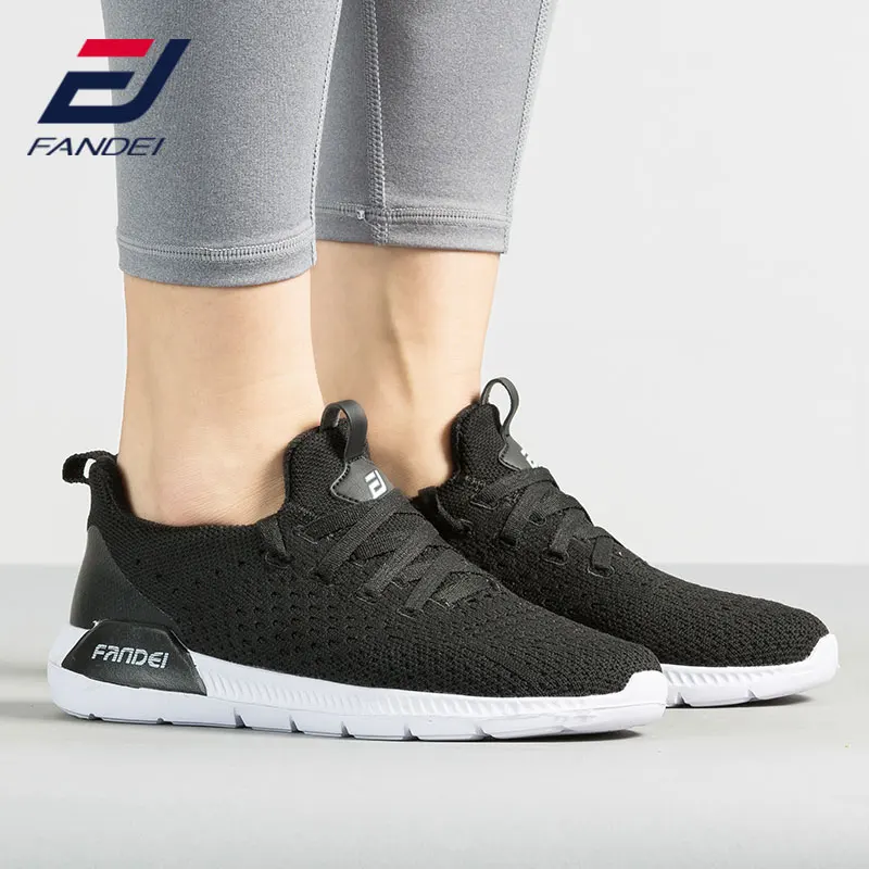 

FANDEI 2018 Women Running Shoes Sneakers for Woman Breathable Mesh Comfortable Sport Shoes Lightweight Walking Sneaker Lace Up