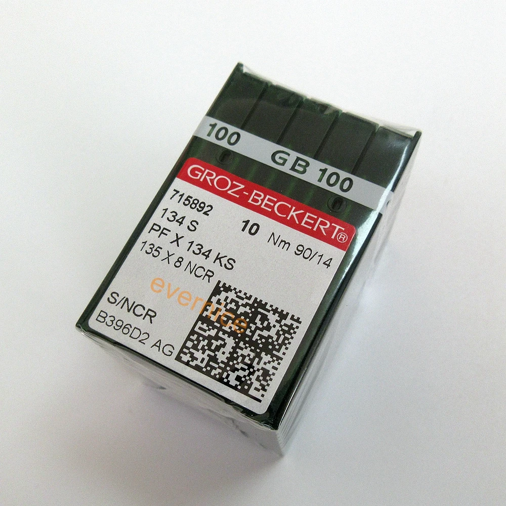 

100 Pcs Groz-Beckert 134 S Pfx134 Ks Needles For Leather Sewing