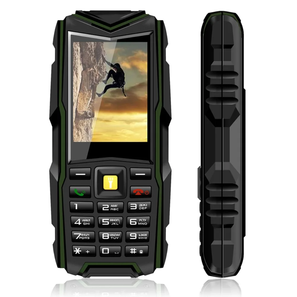 VKworld Stone V3 2.4'' Waterproof Phone IP67 Dustproof Shockproof Dual Sim Card Mobile 5200Mah Battery Russian Keyboard | Мобильные