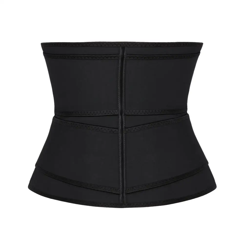 HEXIN латекс Body Shaper 7 Сталь кости триммер корсет двойной пояс Cincher молния клип
