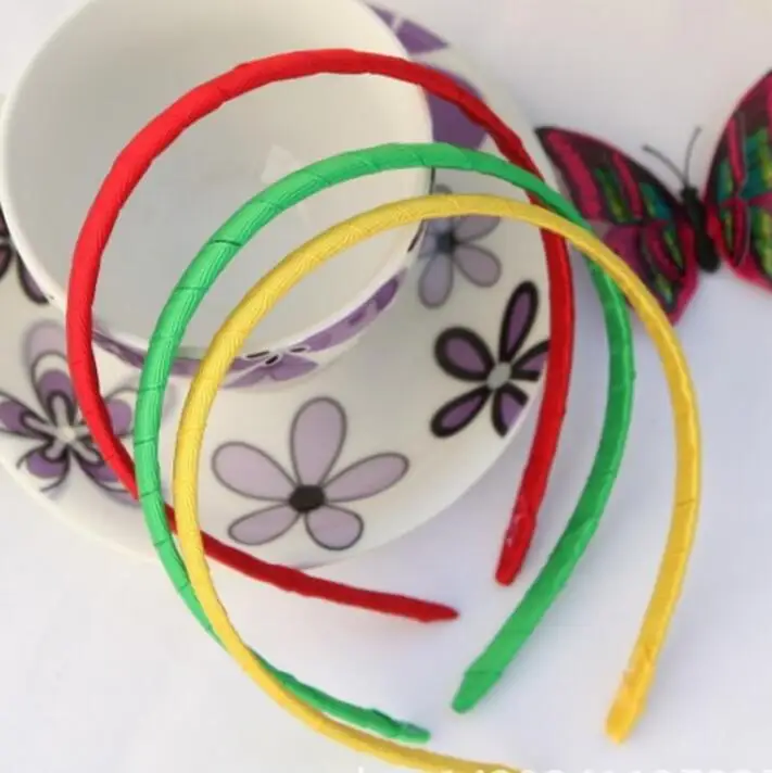 Бесплатная доставка Оптовая продажа 150 шт пластиковая обертка grosgrain лента обруч
