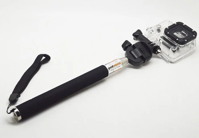 Раздвижной ручной монопод для селфи с автоспуском адаптером штатива Gopro Hero 5 4 3 + 2