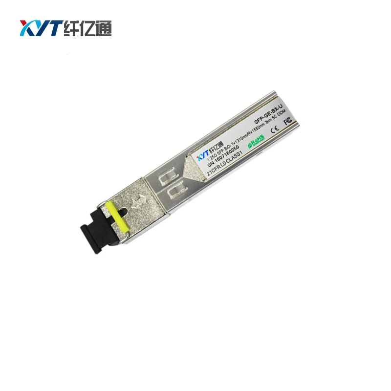10 шт. BIDI SFP 3 км Tx1550/Rx1310nm 1000 м волоконно оптический модуль приемопередатчика разъем