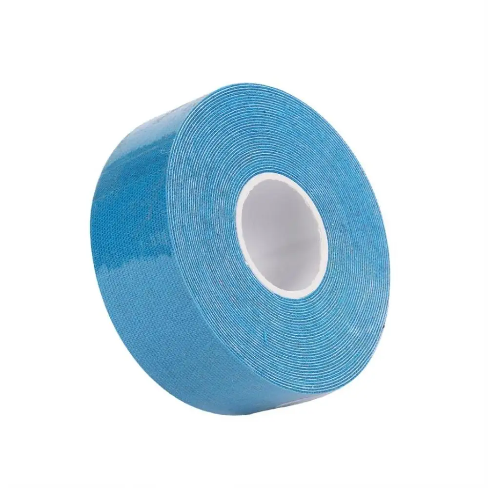 light blue 15 цветов Кинезиология, спортивная лента забота о мышцах эластичная физио терапевтическая лента 5 м x 2,5 см - Цвет: light blue