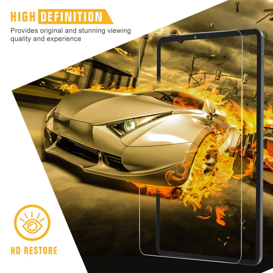 10H Premium Tempered Glass For Apple iPad Pro 11 for inch Transparent Tablet Screen Protector Front Film 2018 New | Компьютеры и офис