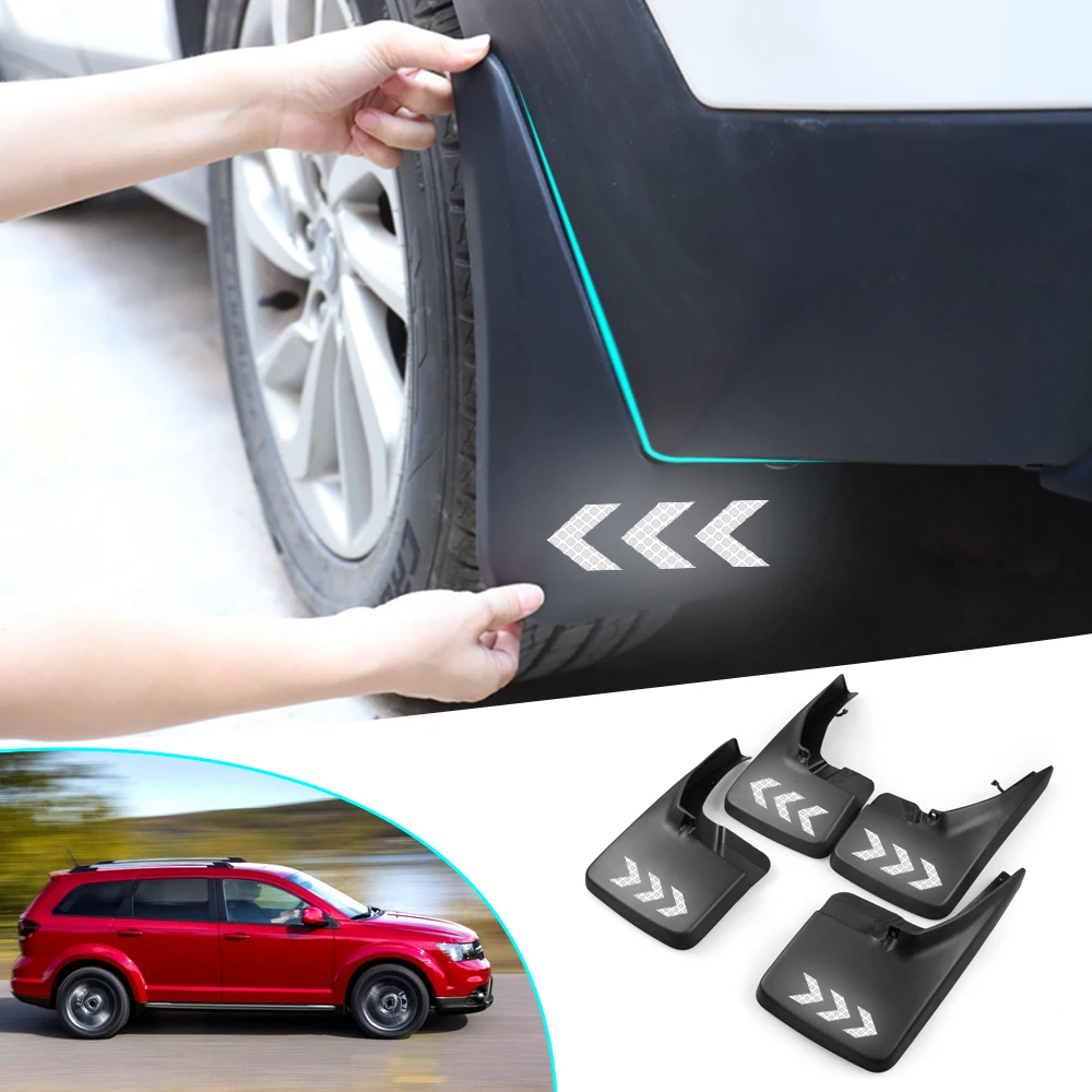 

Car Mud Flaps For Dodge Journey 2009-2018 For Fiat Freemont 2011-2018 Front Rear Splash Guards For Fender Mudguards Mudflaps