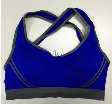 ROYAL BLUE PHIKESEYA 8 цветов спортивный бюстгальтер для Для женщин тренажерный зал с йогой спортивный комплект с топом для девочек, нижнее бельё для девочек высокое качество Для женщин топ для занятий спортом - Цвет: ROYAL BLUE