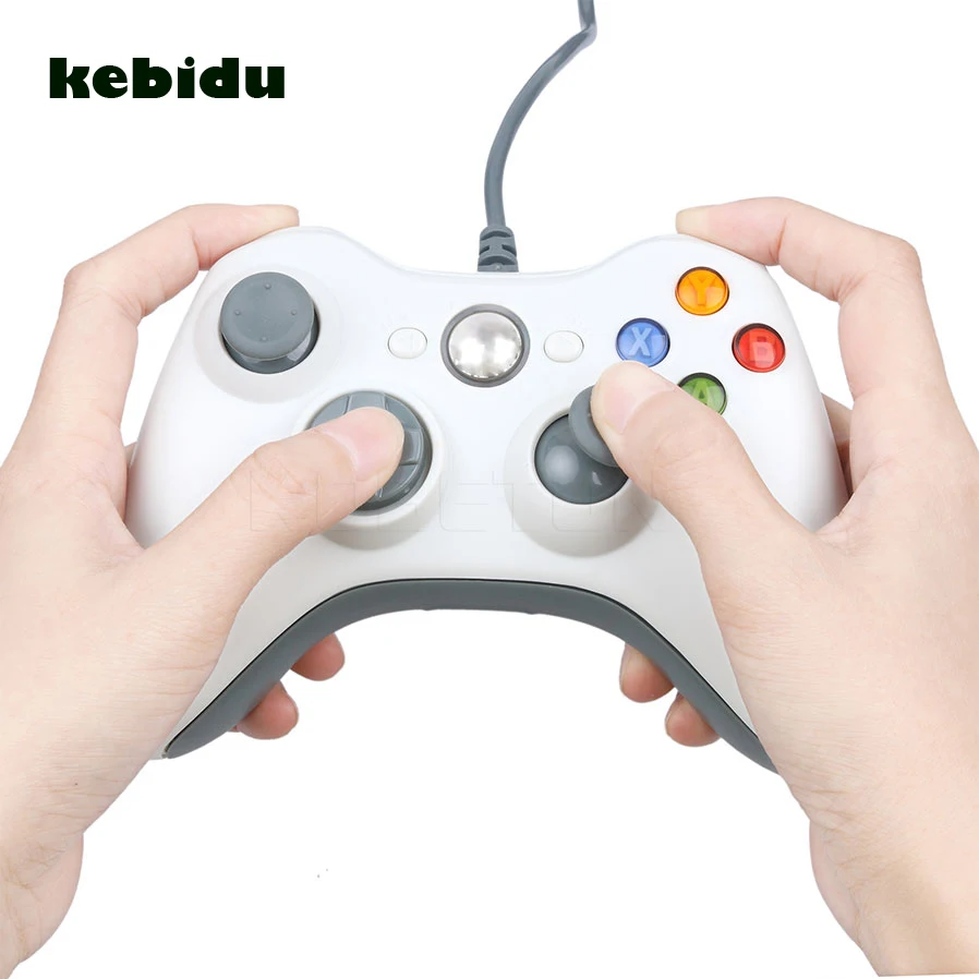 Kebidu USB проводной джойстик геймпад контроллер для Microsoft игровой системы ПК ноутбук