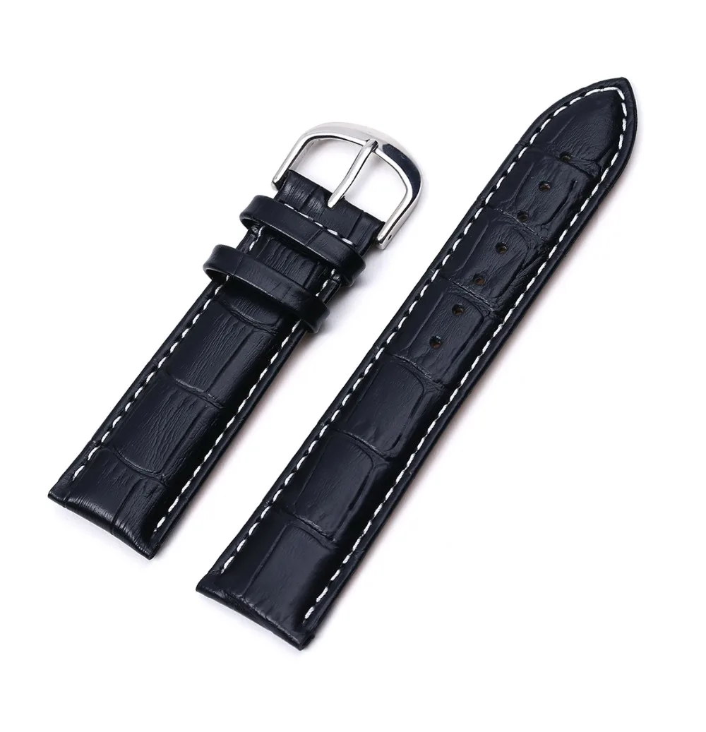 Классический ремешок для часов из натуральной кожи 18 мм 20 22 24 мм|leather watchband|watch