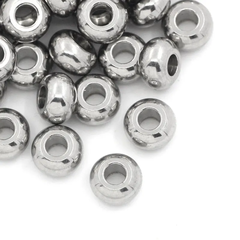 100 шт. круглые бусины из нержавеющей стали 5 мм|steel bit|beads 4mmsteel bead |