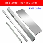Высокопрочная стальная пластина из быстрорежущей стали HRC63 к HRC65, токарный инструмент, высокоскоростная стальная пластина из быстрорежущей стали, лист, материал сделай сам, стена 3 мм, 4 мм