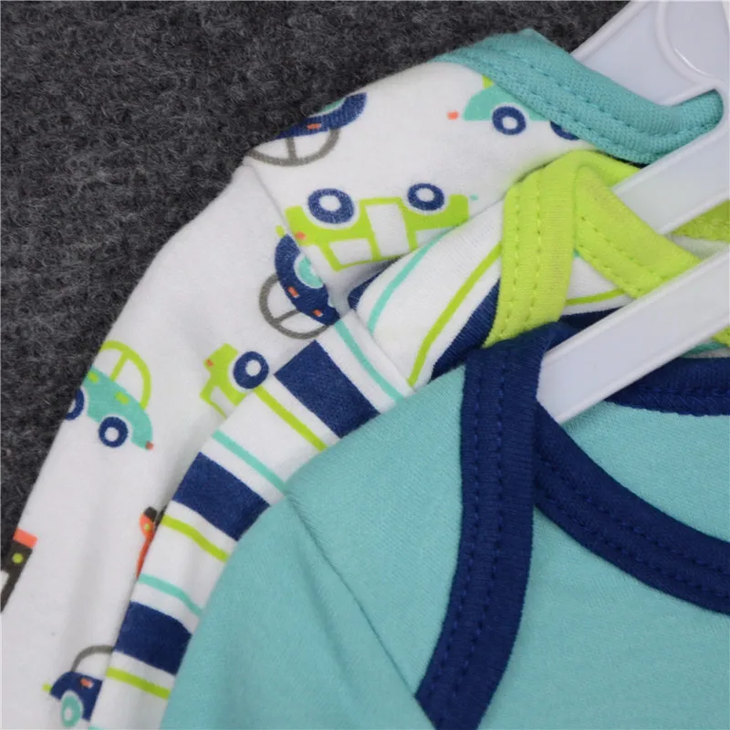 Near Cutest 3pcs/lot Winter Baby Romper Long Sleeve 100% Cotton Bebe Clothing Newborn Boy Clothes Infant Jumpsuit |