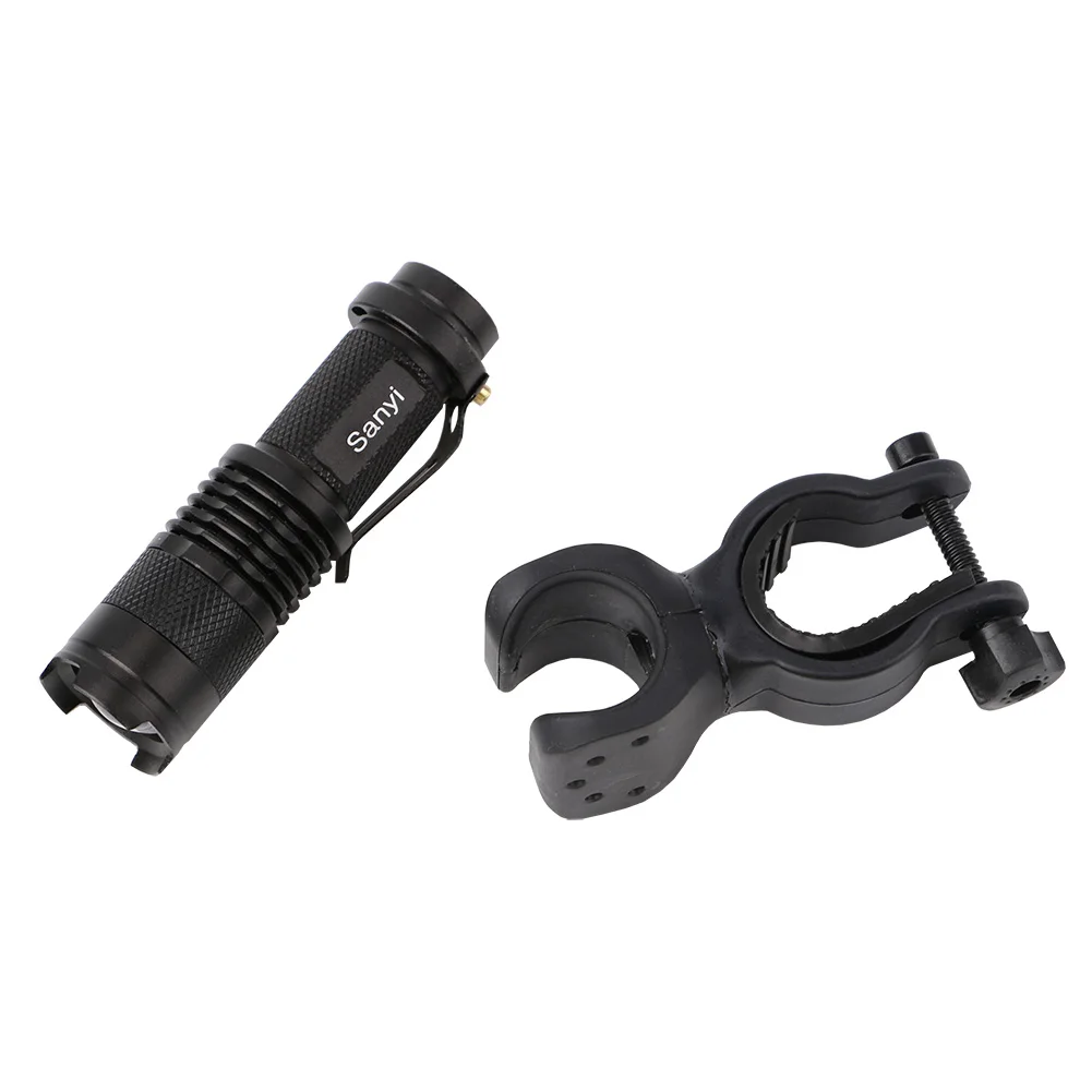 

Portable Mini Penlight XPE 2000LM LED Flashlight Torch Pocket Light Waterproof Lantern for 14500 Battery For Hunting+Bike Clip