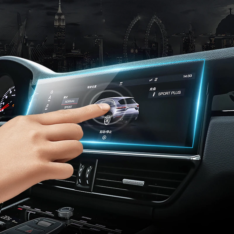 

For Porsche Cayenne 2019 2020 GPS Navigation Glass Screen Protector Cover Protective Film 1pcs Car Styling