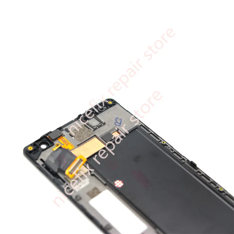 ЖК-дисплей с рамкой для Nokia Lumia 730 сенсорная панель две SIM-карты ЖК-дигитайзер в