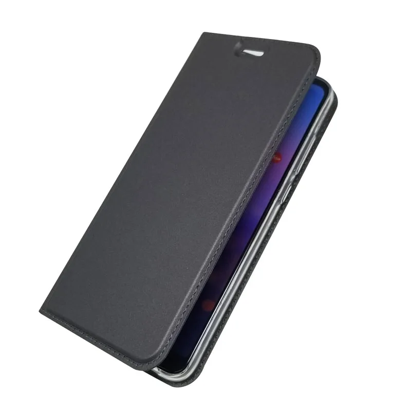 Роскошный чехол бумажник для телефона Huawei P20Pro из искусственной кожи с магнитным