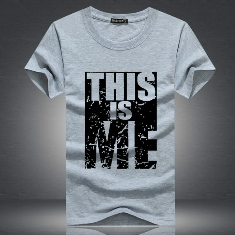 Новая одежда мужская футболка из хлопка с принтом для мужчин Фитнес Camisetas хип хоп
