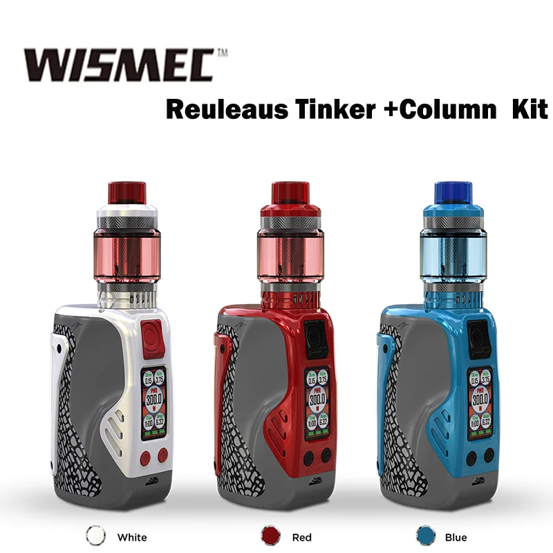 Wismec Reuleaux Tinker Kit Box Mod Vape 300 Вт с колонкой атомайзер 6 5 мл электронная сигарета Vaper