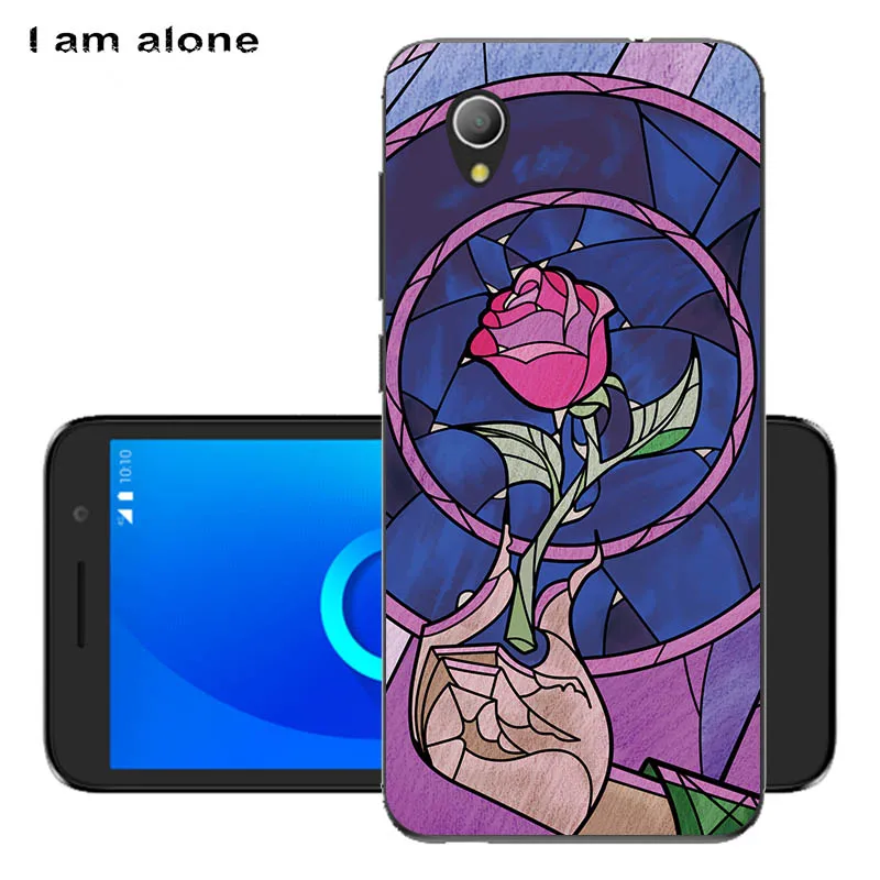 Чехол для телефона I am alone для Alcatel 1 5033D 5033 5033A 5033Y 5033X5,0 дюймов, Модный милый цветной Чехол для мобильного телефона из ТПУ