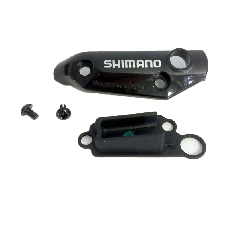 Left Shimano Deore BL-M355 Рычаг Тормоза Крышка Резервуара левая рука Левая сторона, с винтом, M355 Задний рычаг тормоза крышка блока черный левый - Цвет: Left