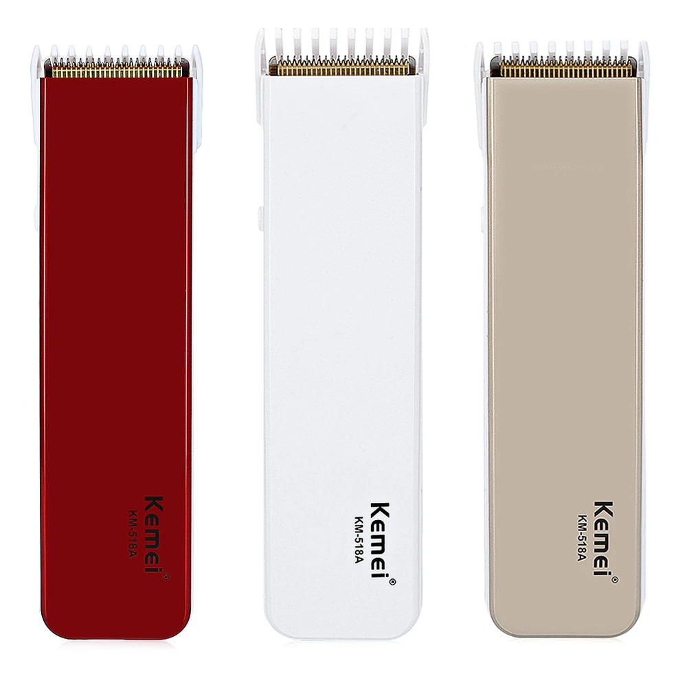 Kemei KM 518A профессиональная электрическая машинка для стрижки бороды Триммер