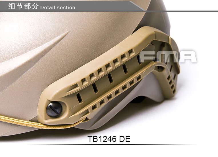 FMA спецназ Recon Тактический шлем Открытый CS Recon Тактический шлем BK/DE/FG TB1246