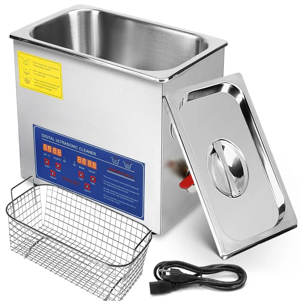 

6L Ultrasonic Cleaner 200W Medical and Dental Clinics, Tattoo Shops, Scientific Labs and Golf Clubs