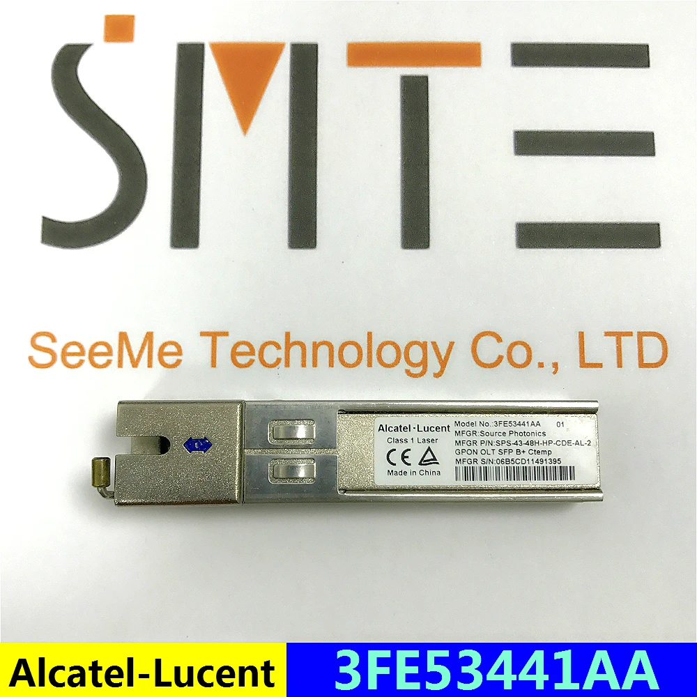 

Alcatel-Lucent 3FE53441AA Source Photonics SPS-43-48H-HP-CDE-AL-2 GPON OLT SFP B+ Ctemp optical transceiver