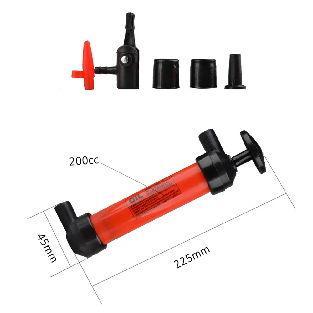 Портативный Ручной Масляный насос сифон трубка Автомобильный шланг экстрактор