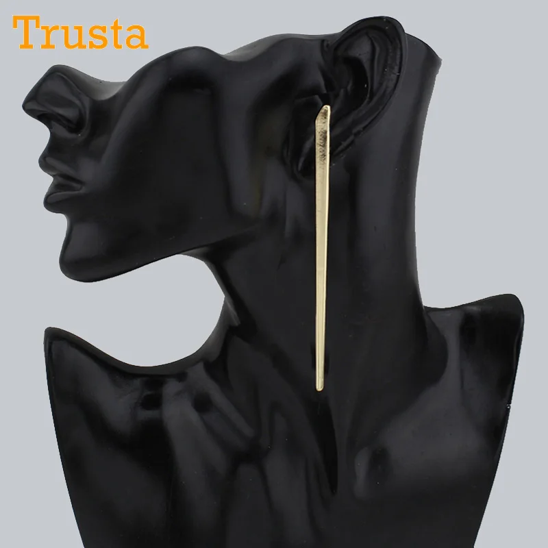 Trusta 2017 Новинка хит продаж панк готика золото/бронза/серебро тон 3 7 &quotдлинные