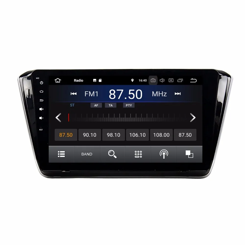 10 1 &quotAndroid 8 Автомобильная магнитола gps мультимедиа головное устройство для Skoda