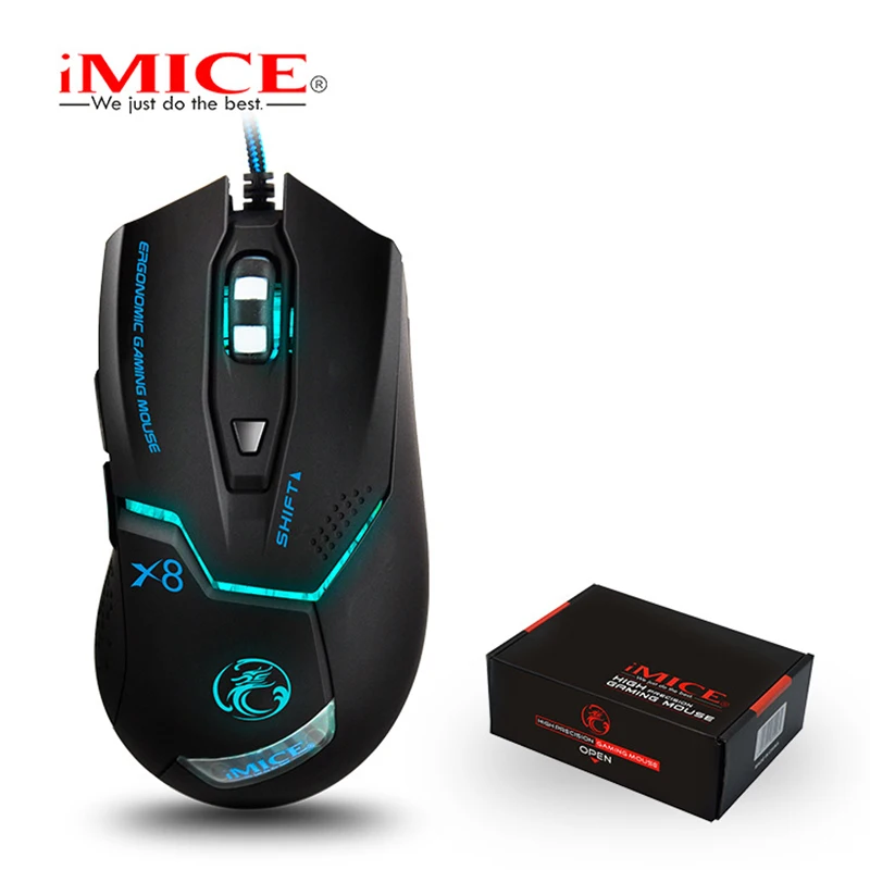 Игровая оптическая мышь iMICE X8 Soul Hunter 6 клавиш Настольная компьютерная для