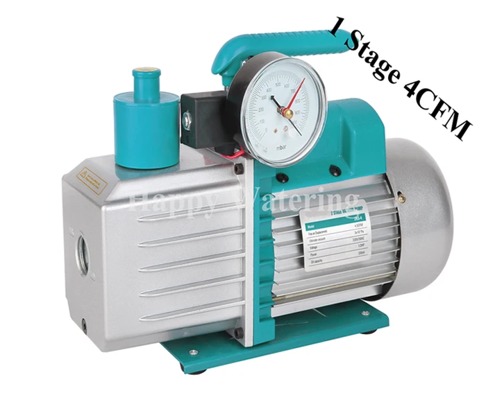 Воздушный вакуумный насос 1 этап Электрический 110 В 4CFM 1/3HP инструмент HVAC AC R410a R134 +